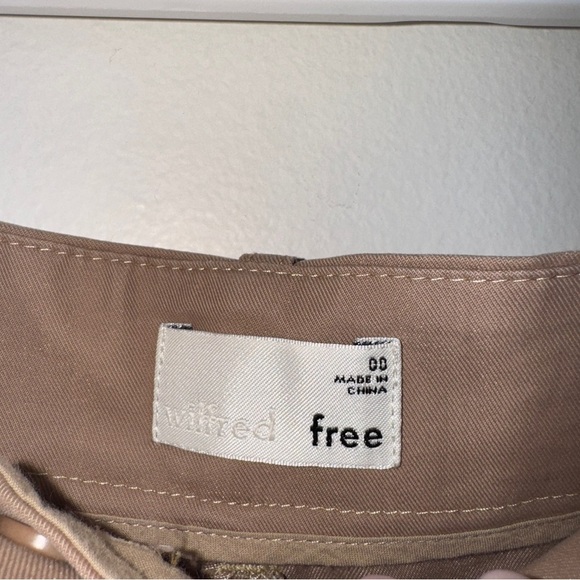 Aritzia Wilfred Free Day Off Pants Beige Tan Womens 00 - Picture 5 of 8